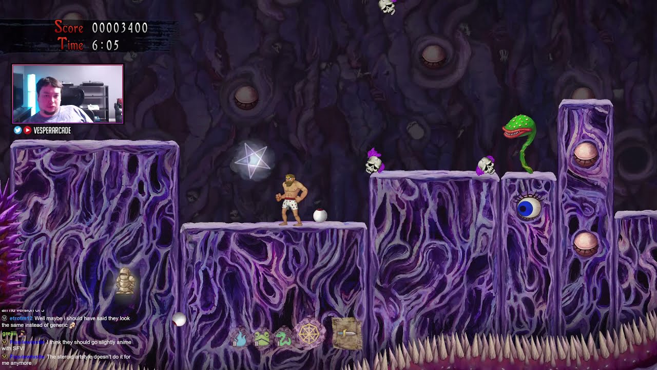 Playing Ghosts 'n Goblins Resurrection! Legend Difficulty & No Magic! - PC Version (Part 3 of 3)