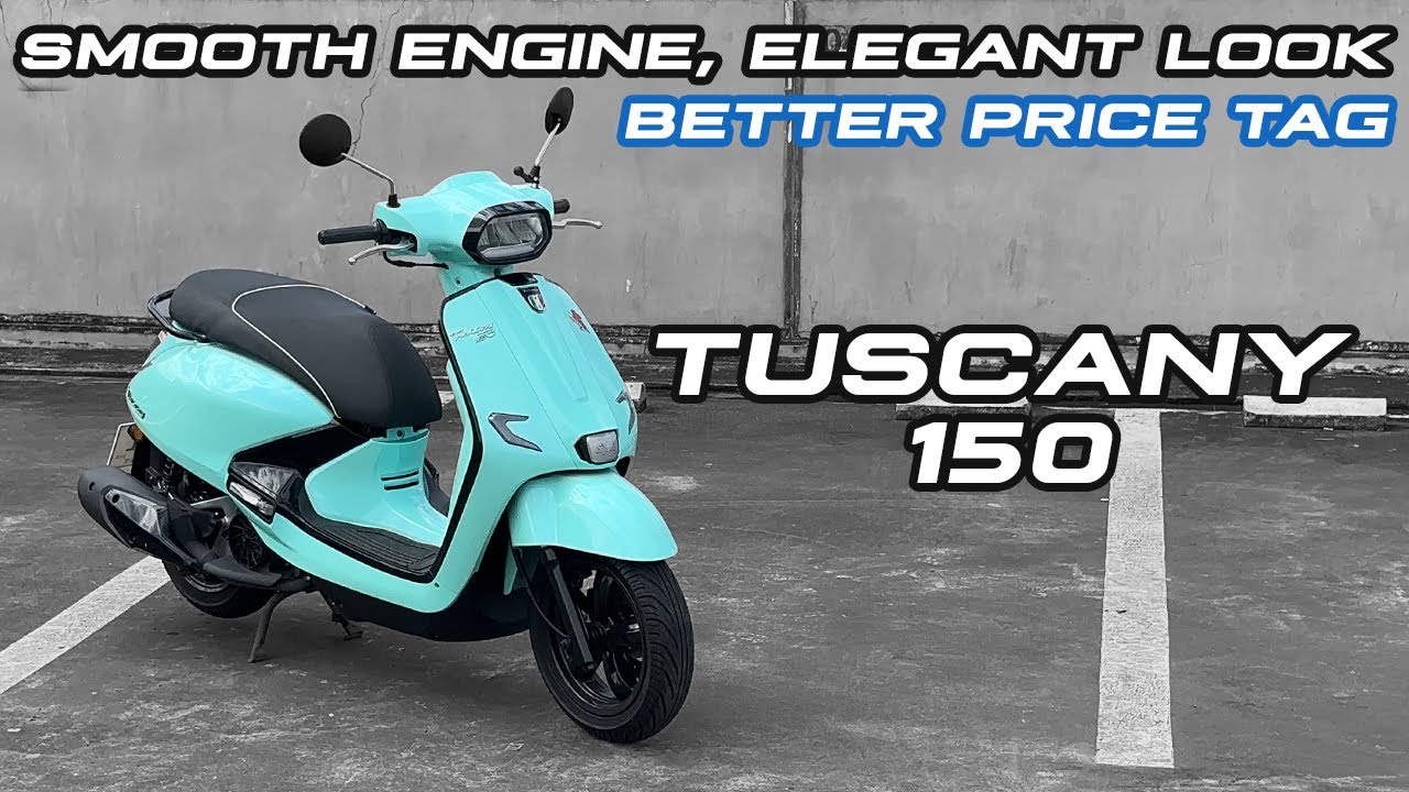 Full review of SYM Tuscany 150 | Smooth engine, elegant look