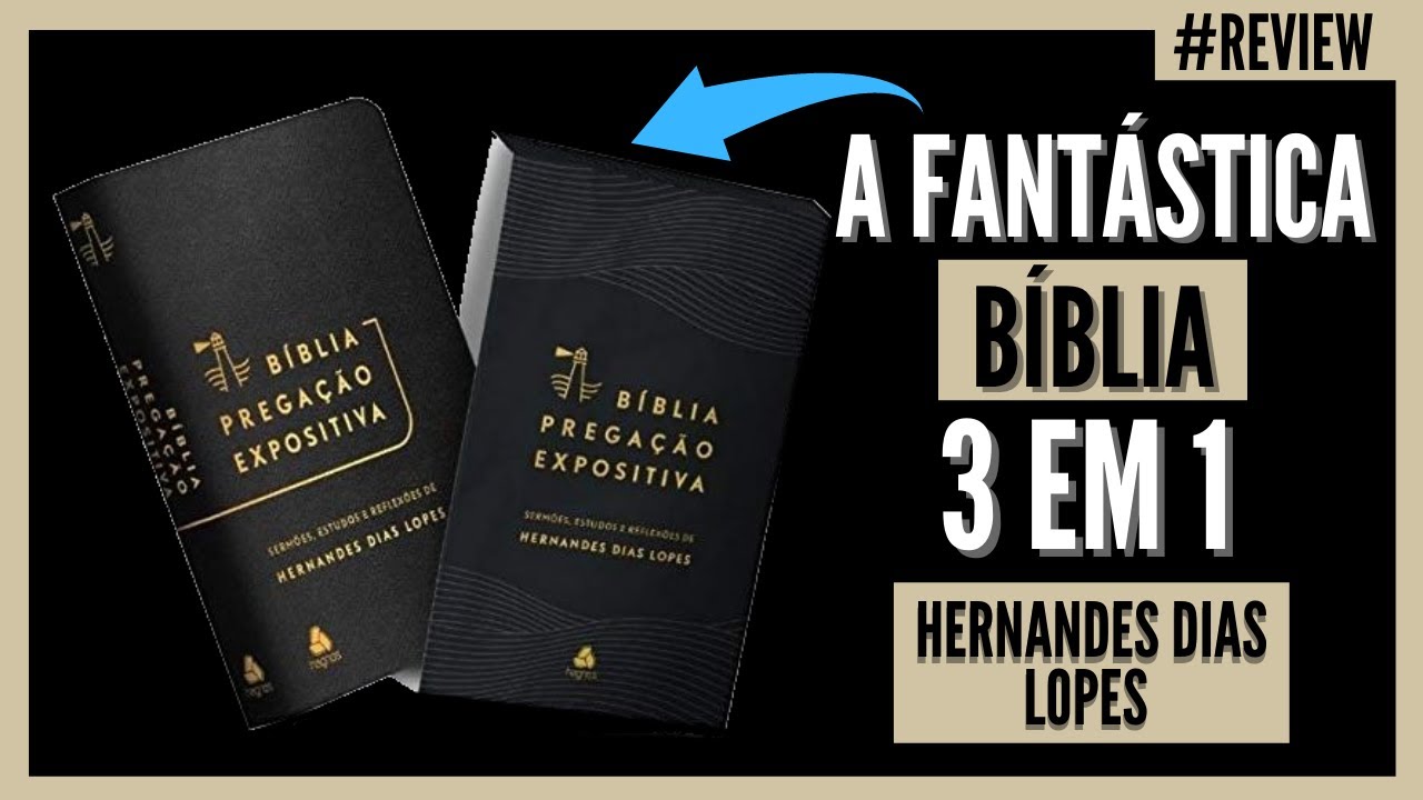 🔴 BÍBLIA PREGAÇÃO EXPOSITIVA - Luxo Preta - Hernandes Dias Lopes | Flávio Sacramento