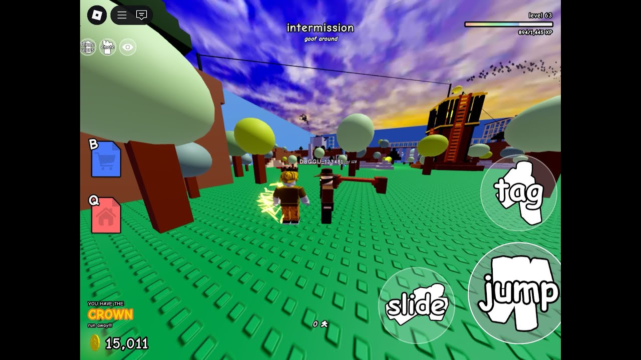 1v1ing my friend in untitled tag game (Part 2)