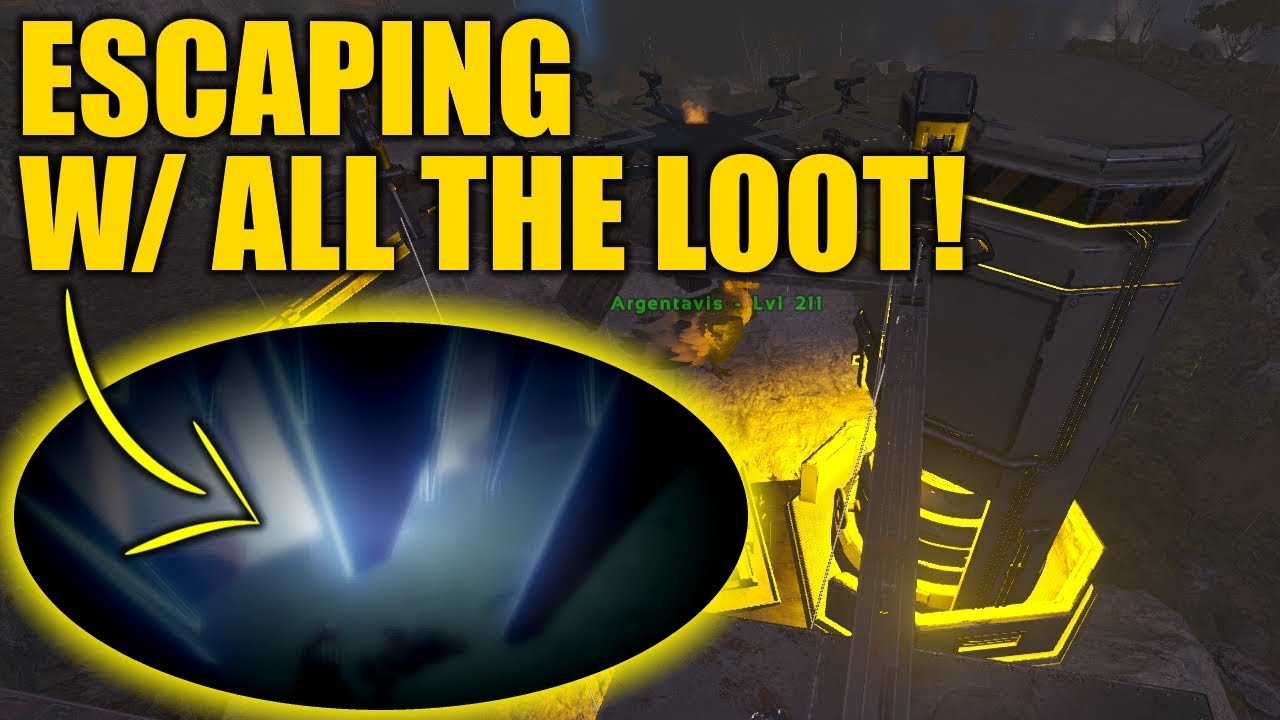 ESCAPING WITH ALL THE LOOT! + NEW BASE? - Small Tribe Official PvP - Ark Survival Evolved