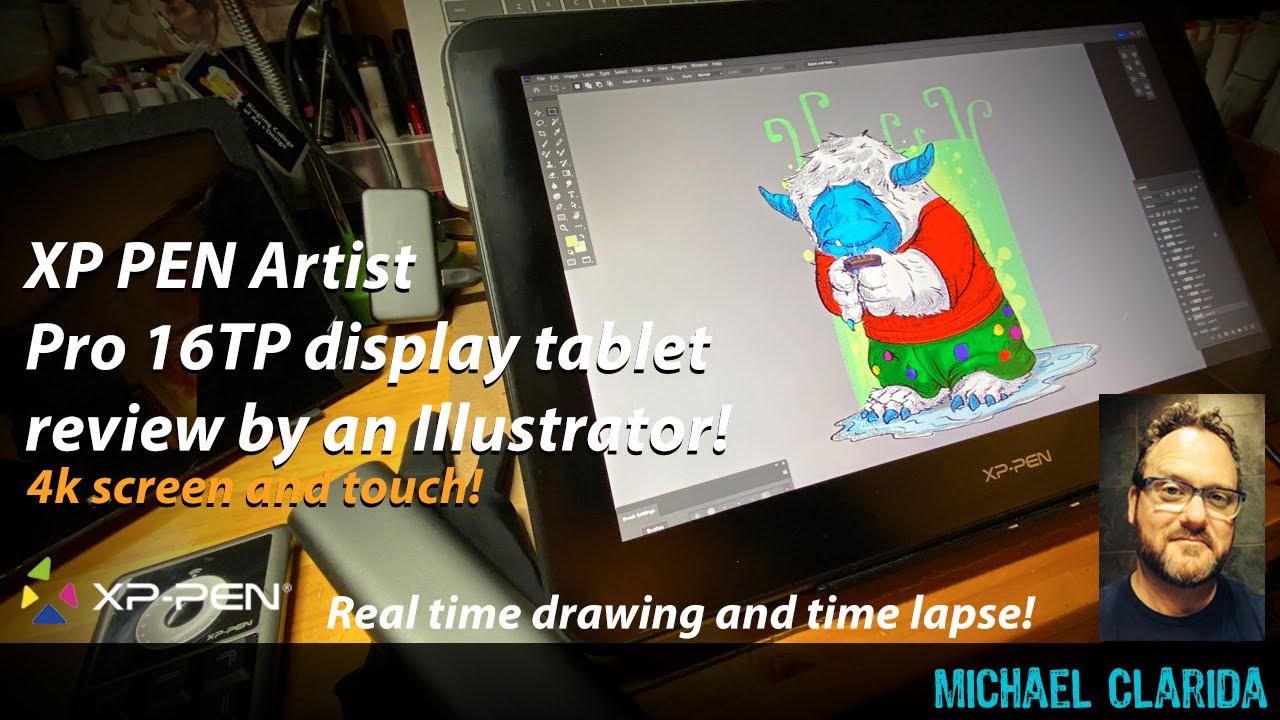 XPPen Artist Pro 16tp display tablet review by an artist