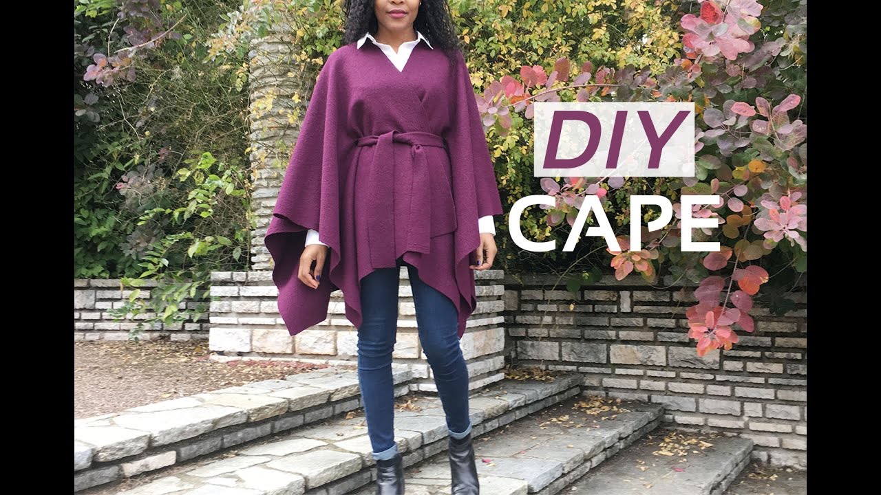 DIY créer une Cape sans couture // DIY No sewing Cape