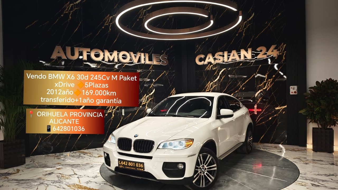 💎💎💎 AUTOMÓVILESCASIAN24.ES📱642801036📍 ORIHUELA PROV. ALICANTE ‼️BMW X6