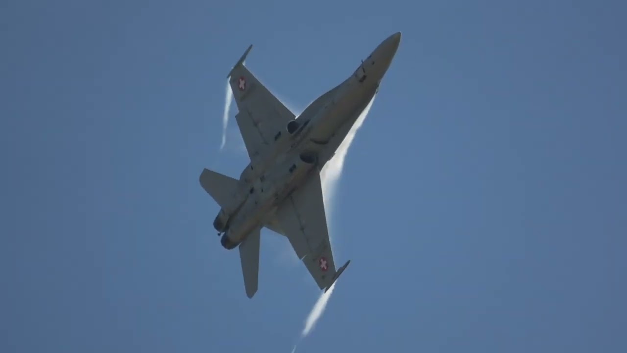 TRAINING F18 HORNET GRENCHEN SUISSE -  26.07.2024