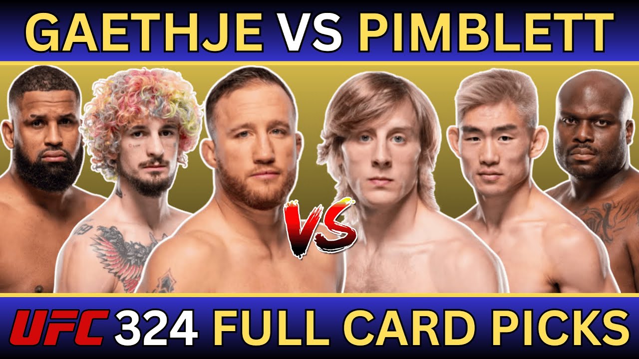 UFC 324: Gaethje vs Pimblett - Full Card Predictions And Breakdown