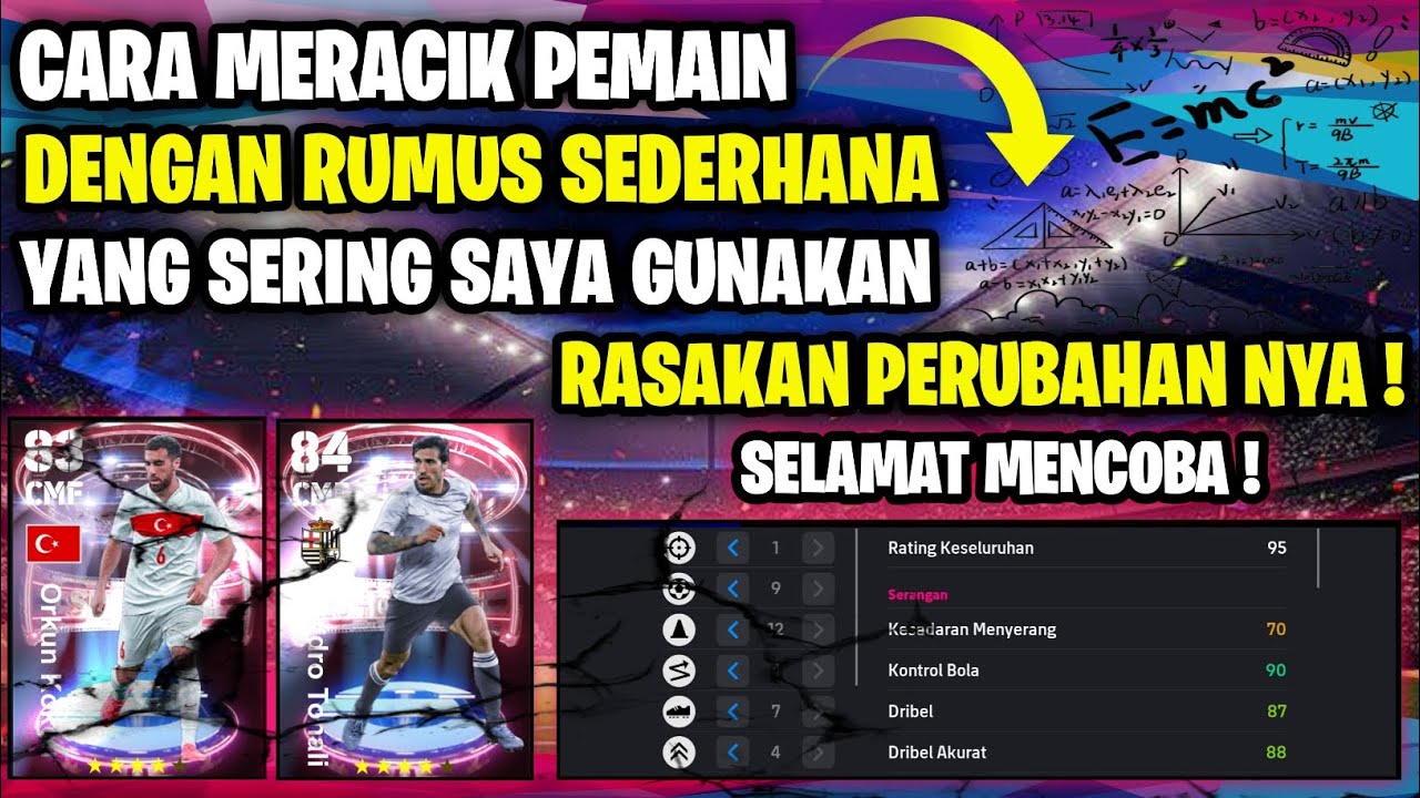 CARA MERACIK PEMAIN BIAR TEMBIS DIVISI SATU DENGAN RUMUS SEDERHANA DI EFOOTBALL 2026 MOBILE