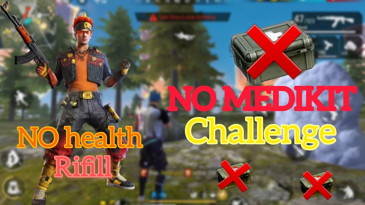 No Medikit challenge || can't use Healthkit || No Health || 