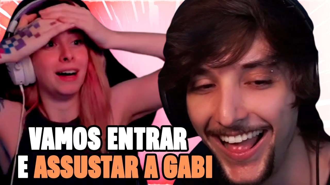 CALANGO ENTROU NA CALL PRA ASSUSTAR A GABI