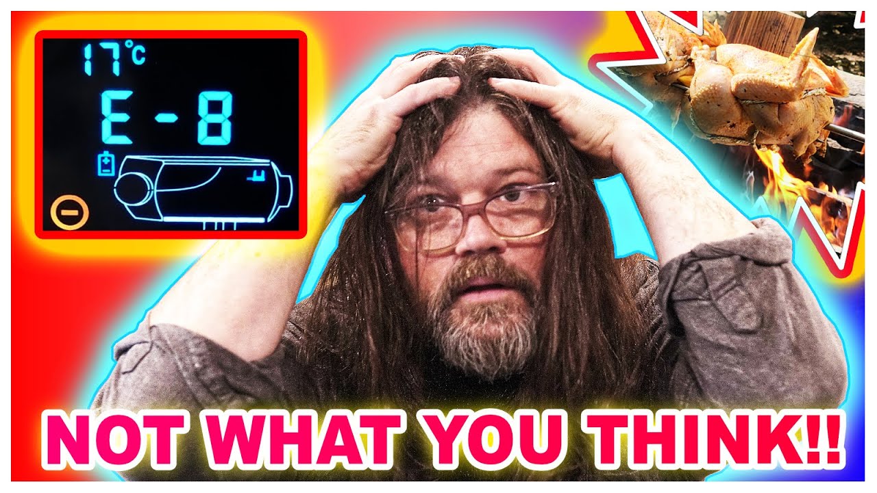 Diesel Heater Error E-8 FIXED! Plus Campfire Chicken!