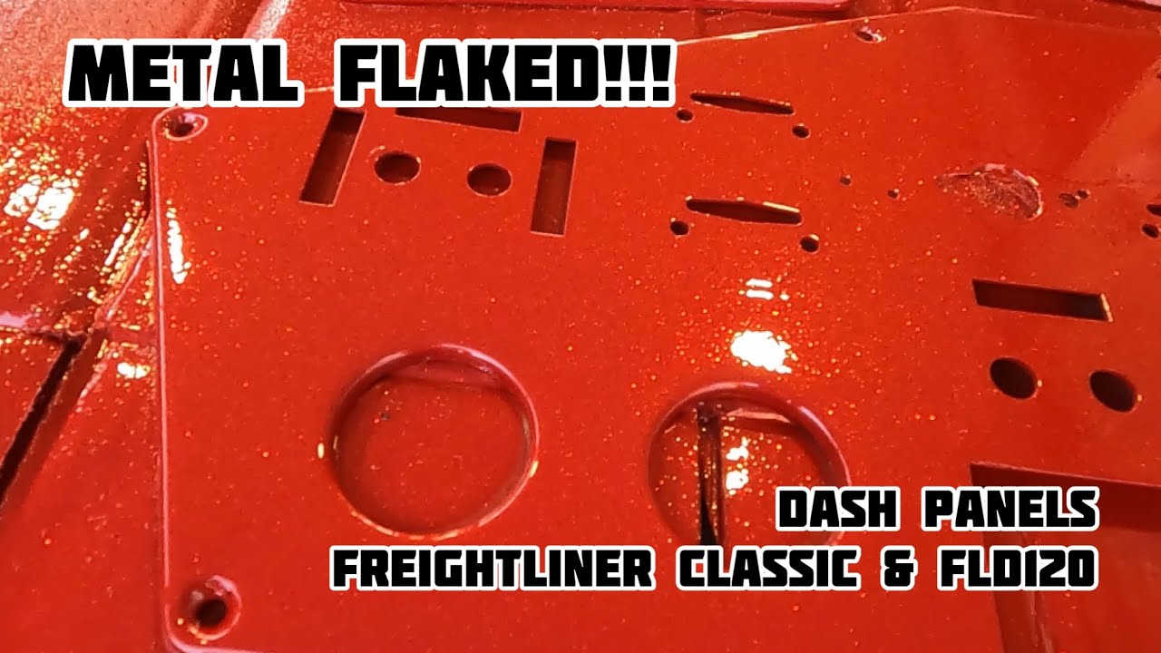 Como pintar los paneles del tablero freightliner Classic  y fld120