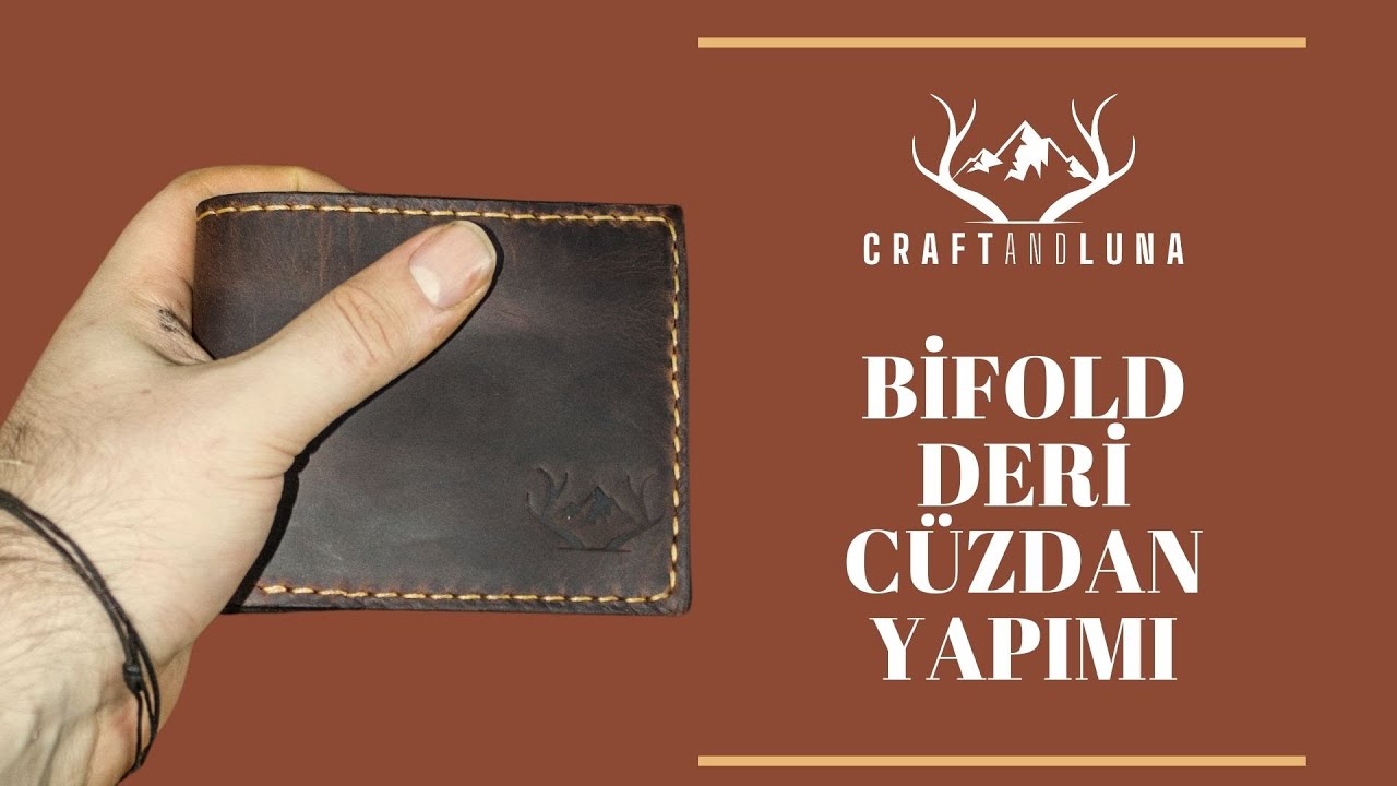 Bifold Klasik Deri Cüzdan Yapımı   Raven