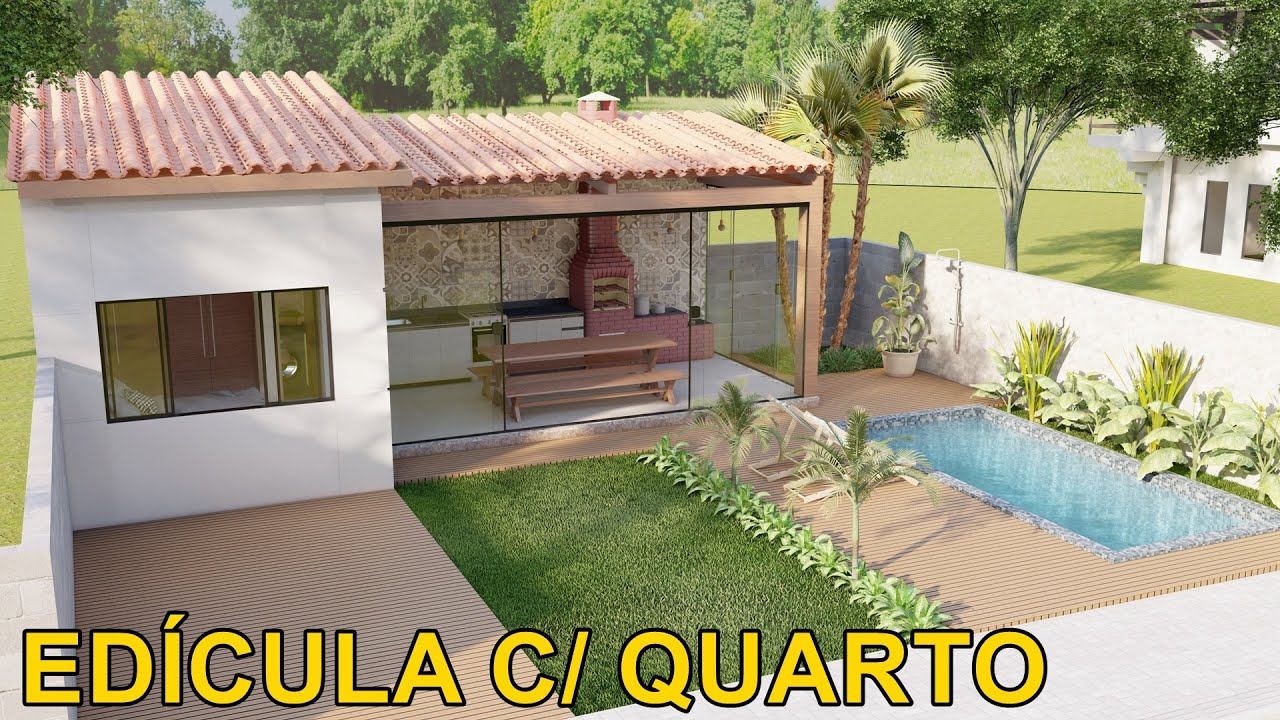 030c | Edícula pra fim de semana | CASA NOS FUNDO | Com quartos.