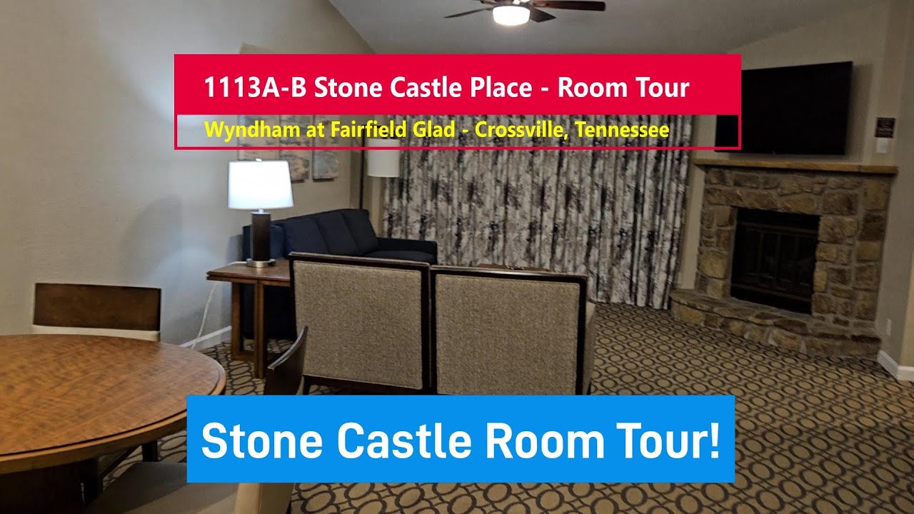Wyndham Resort - 1113 Stone Castle Room Tour - Fairfield Glade, TN
