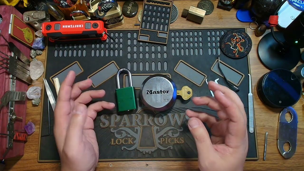(48) Master Lock M736 Puck Lock Picked Open and Gutted