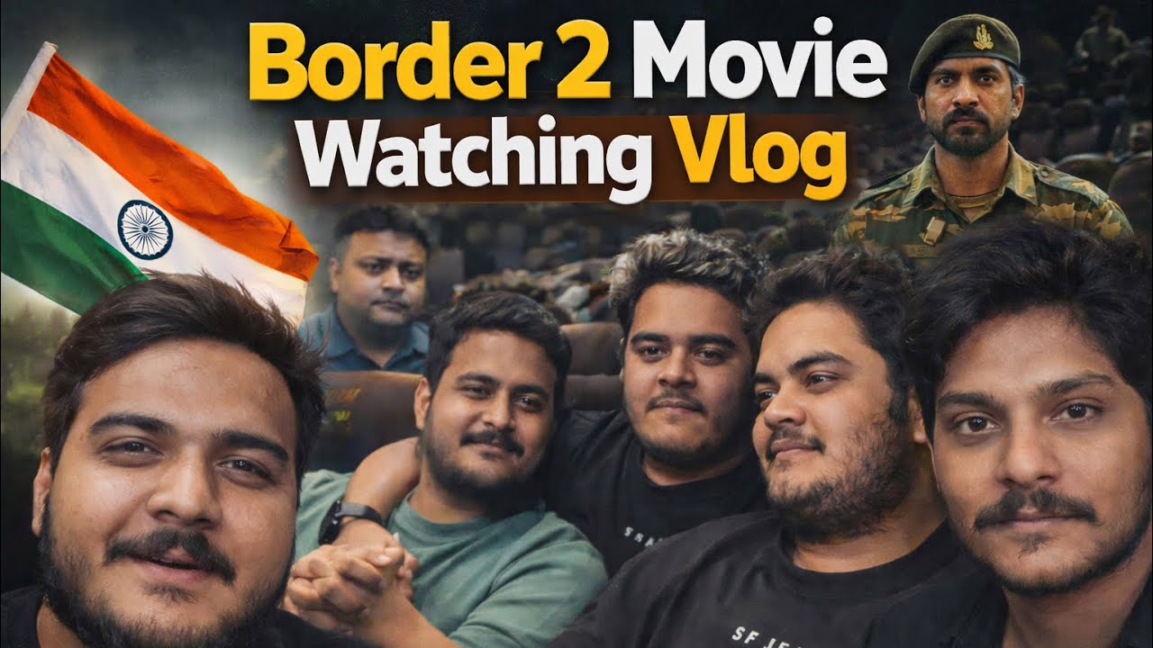 Border 2 Movie Watching Vlog | Friends Reaction | Border2  Movie Review  🇮🇳 