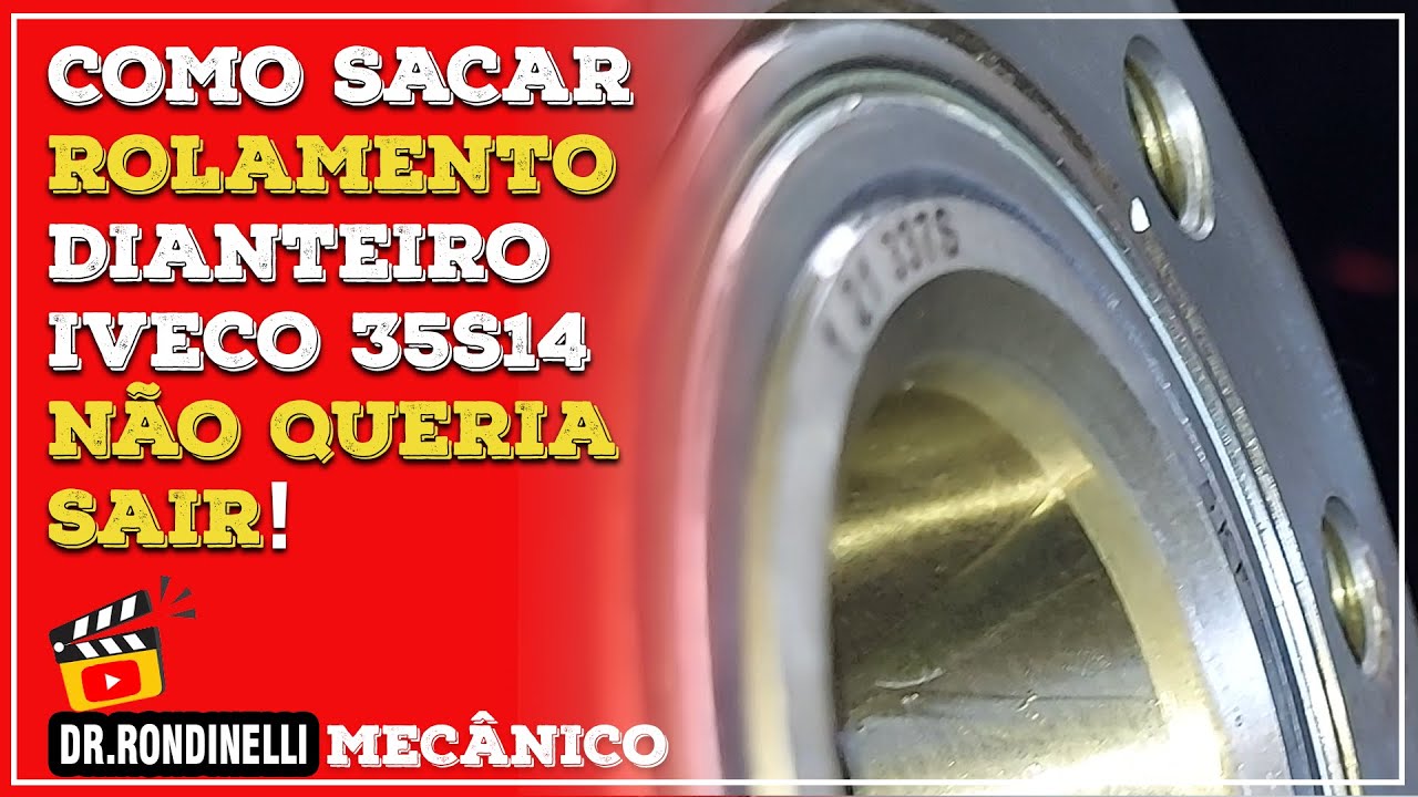 COMO SACAR ROLAMENTO DIANTEIRO IVECO 35S14