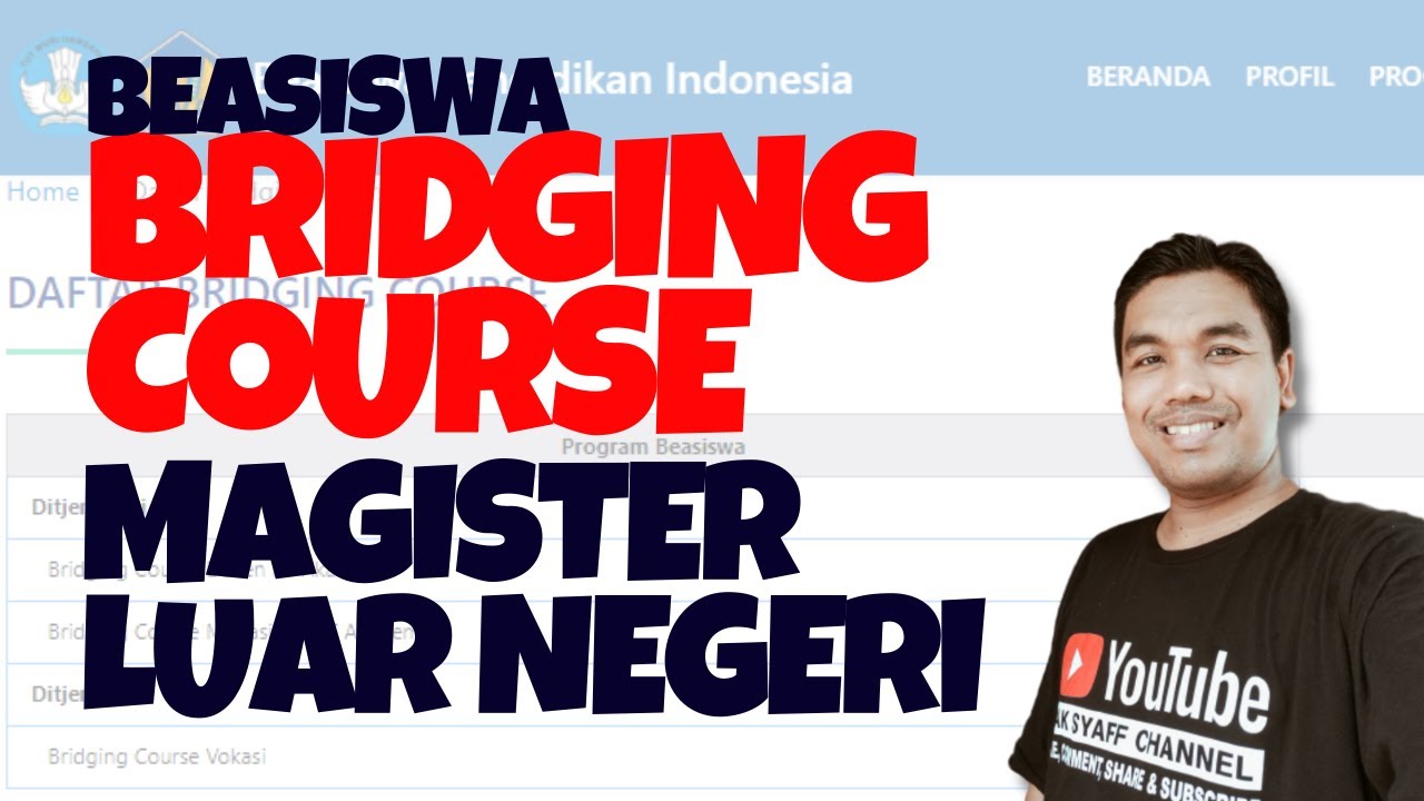 BEASISWA PROGRAM BRIDGING COURSE VOKASI TAHAP II TAHUN 2021
