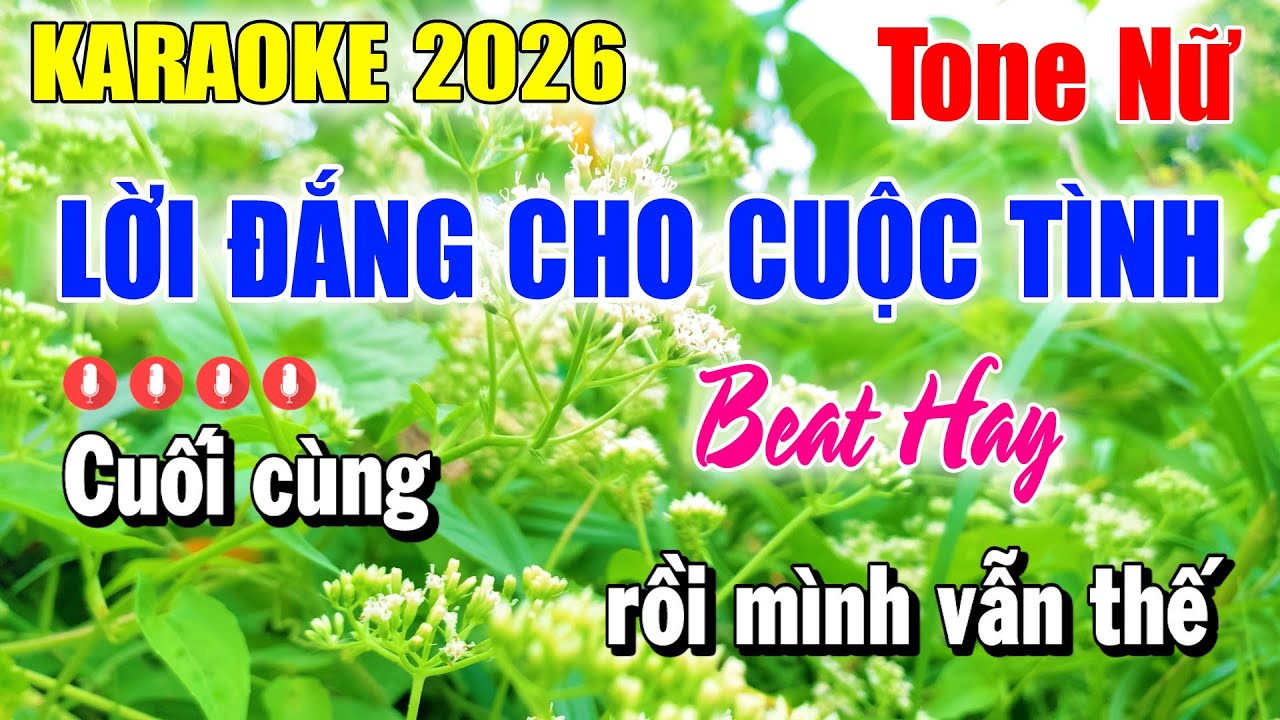 Karaoke Lời Đắng Cho Cuộc Tình Tone Nữ ( Beat Hay ) Karaoke Thanh Duy