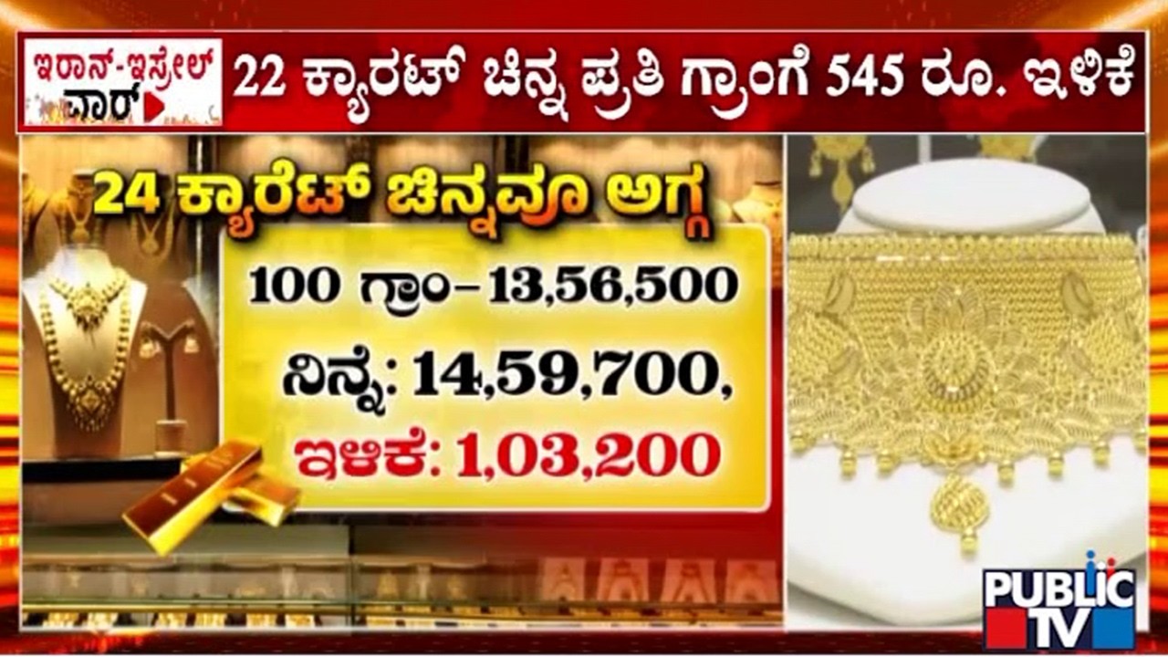 Gold Prices Sees Worst Rate Drop In Over 40 Years | Public TV