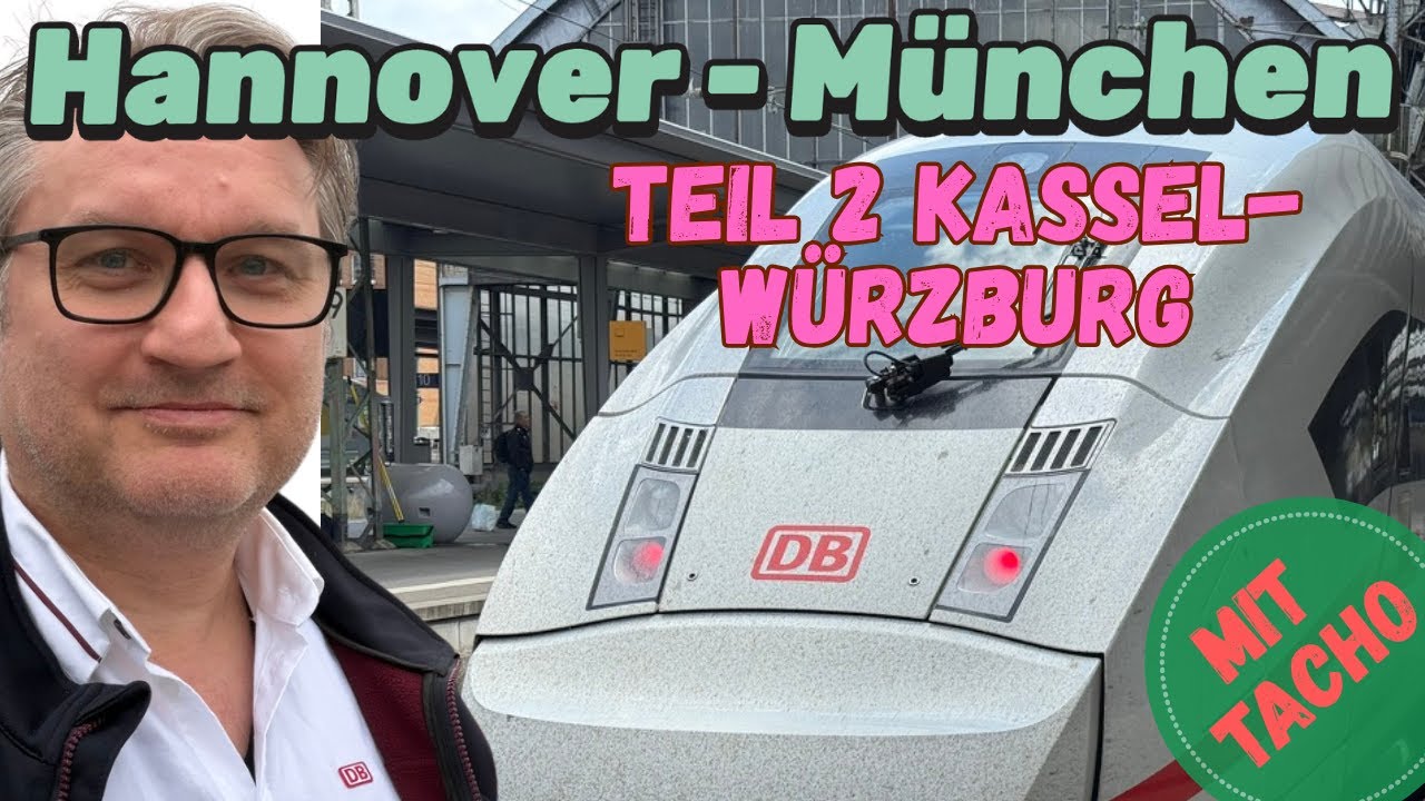 🚄 ICE 783 Kassel → Würzburg | ICE 4 BR 412 | Teil 2/4 🍂 Führerstandsmitfahrt