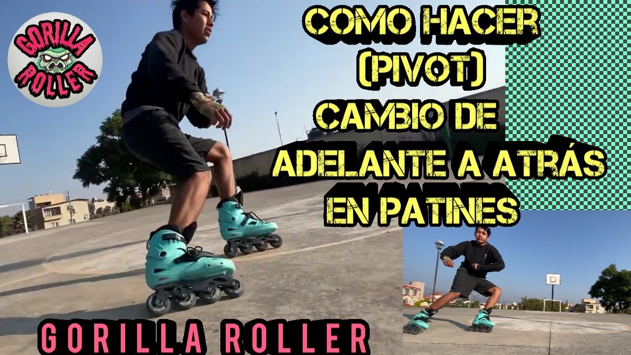 ¡COMO MEJORAR TU PATINAJE! (COMO HACER PIVOTS)// Como cambiar de adelante a atrás en patines.