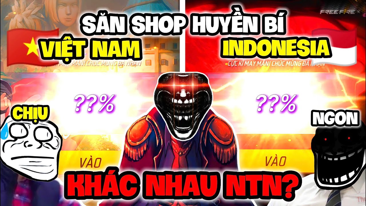 Loger Săn Sốp Huyền Bí Sever Việt Nam vs Sever Indonesia Và Cái Kết Thật Khó Tả😱😆[Loger FF]