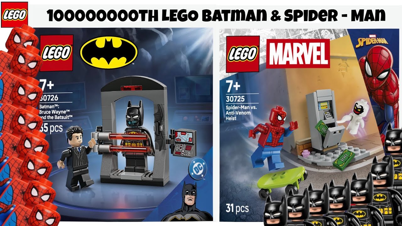 Представлены 2 полибэга LEGO Marvel и DC 2026 — ничего особенного.