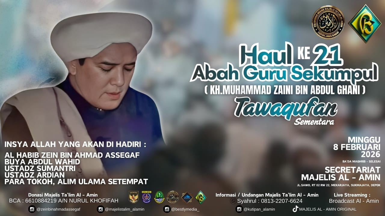 🔴 LIVE HAUL ABAH GURU SEKUMPUL KE 21 ( K.H MUHAMMAD ZAINI BIN ABDUL GHANI ) & TAWAQUFAN SEMENTARA