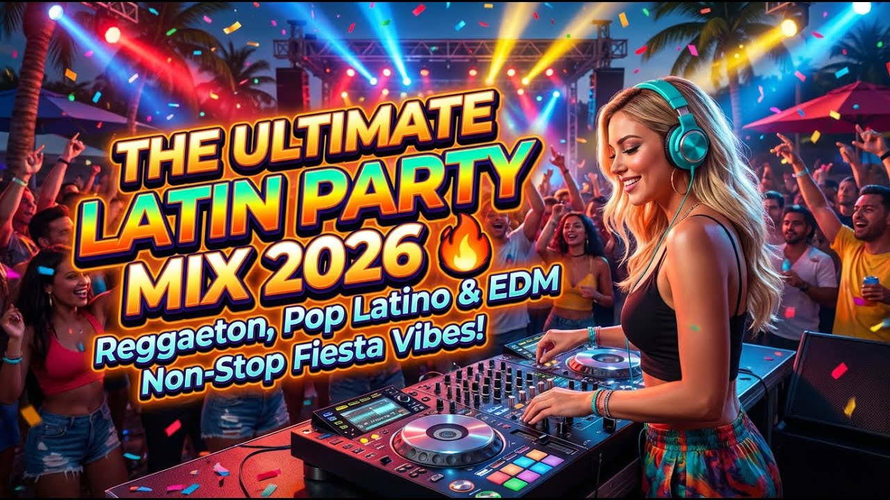 THE ULTIMATE LATIN PARTY MIX 2026 🔥 Reggaeton, Pop Latino & EDM Non-Stop Fiesta Vibes!