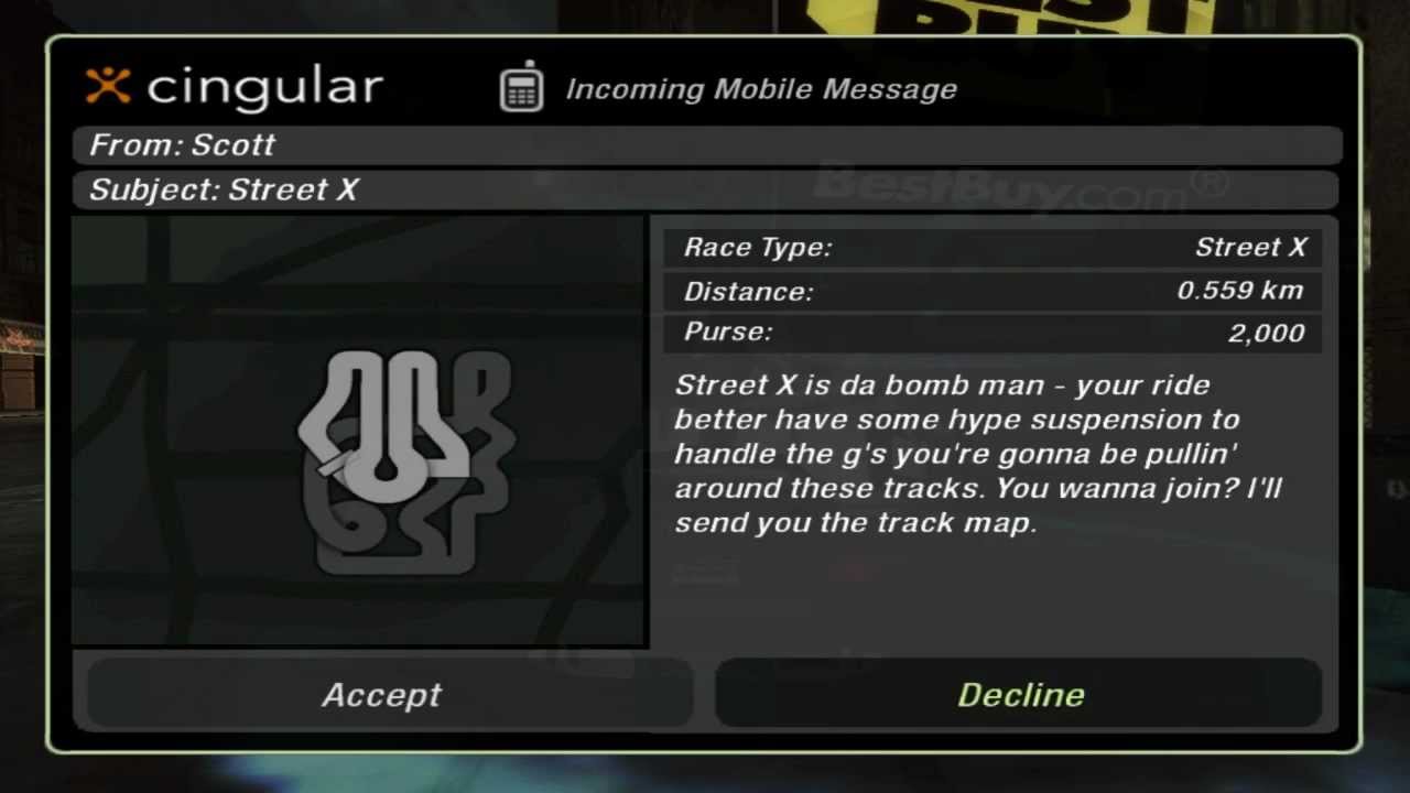 Need For Speed: Underground 2 - Race #164 - Street X (Stage 5)