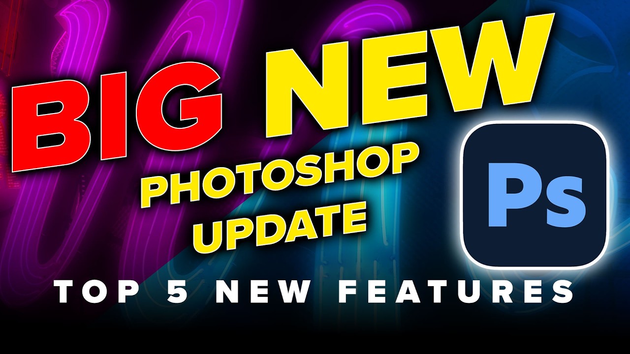 5 ГЛАВНЫХ НОВЫХ функций Photoshop, которые только что вышли