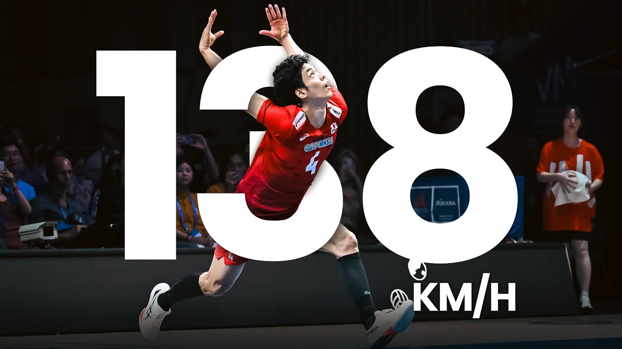 Most Powerful Volleyball Serves by Kento Miyaura 宮浦 健人 | VNL 2025