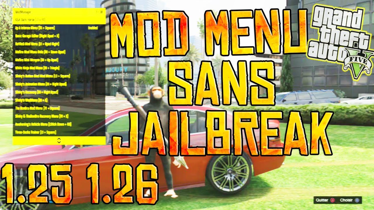 TUTO PS3 - INSTALLER MOD MENU SANS JAILBREAK SUR GTA 5 - 1.25 / 1.26 ( MOD GTA 5 NO JAILBREAK OFW )