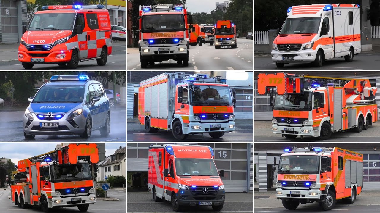 Feuerwehrwache - Stadt Offenbach am Main | Einsatzfahrten von Feuerwehr, Rettungsdienst und Polizei!
