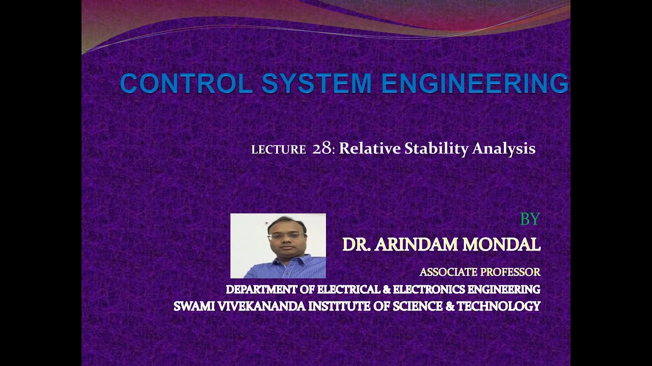 28. Relative Stability Analysis