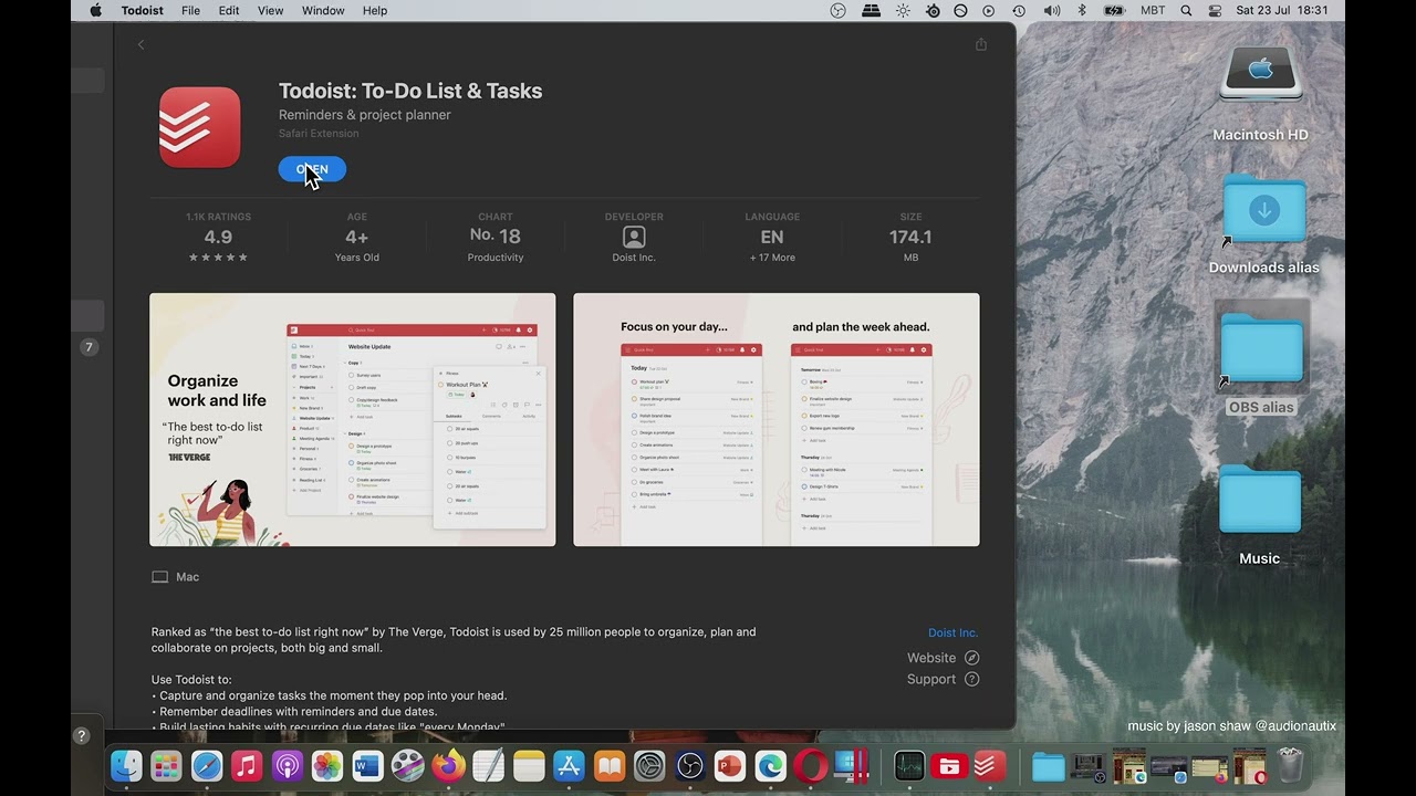 Todoist To Do List & Tasks App for macbook [MAC] Basic Overview - Mac App Store