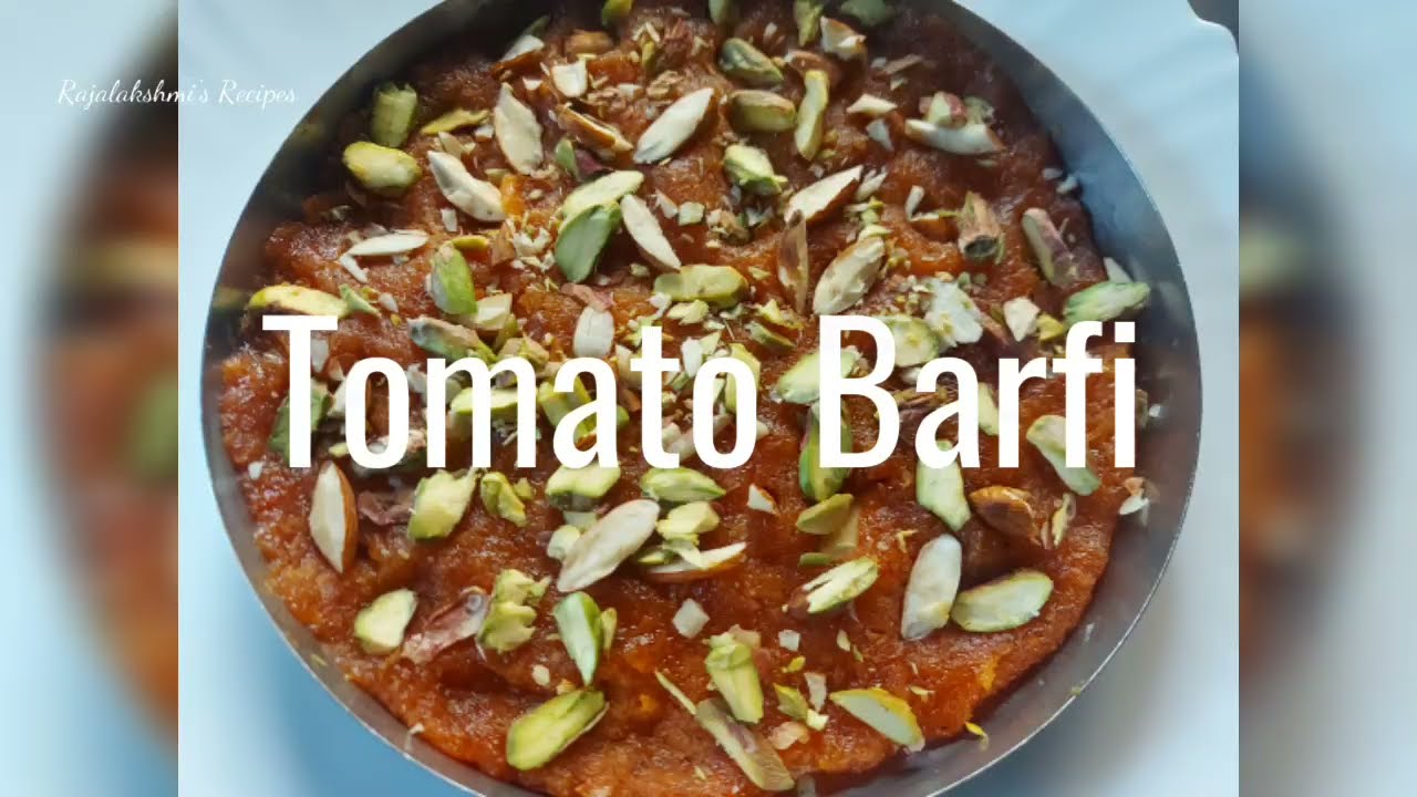 Tomato Barfi | Tomato Vadi | Tomato Coconut Barfi Recipe | Easy & Tasty Indian Sweet Dish