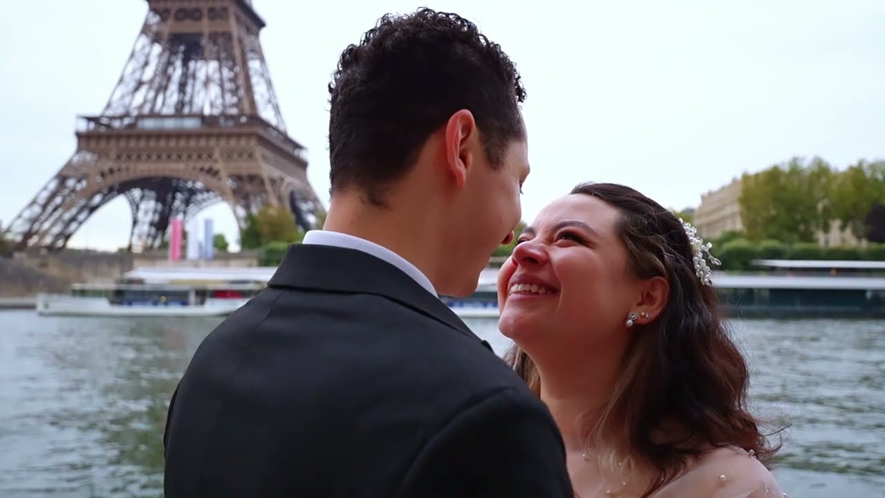 Boda simbólica en París | Ceremonia mágica frente a la Torre Eiffel (violinista, decoración y fotos)