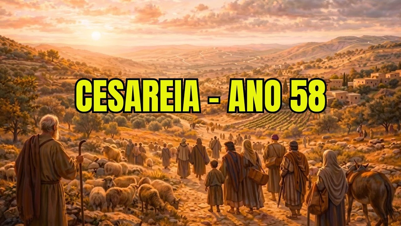 Cesareia 58 d.C: Nos tempos do APÓSTOLO PAULO assim era viver na capital romana da Judeia!