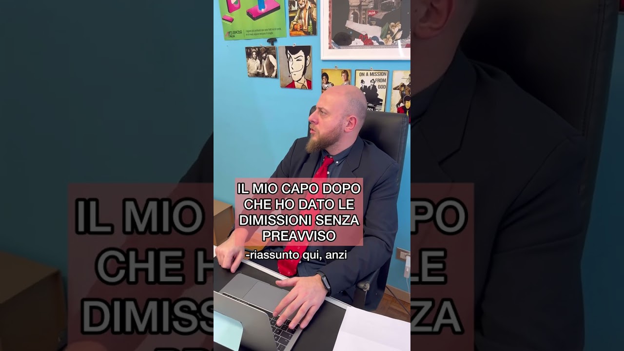 Il mio capo dopo che ho dato le dimissioni senza preavviso (con Giacomo Poretti)