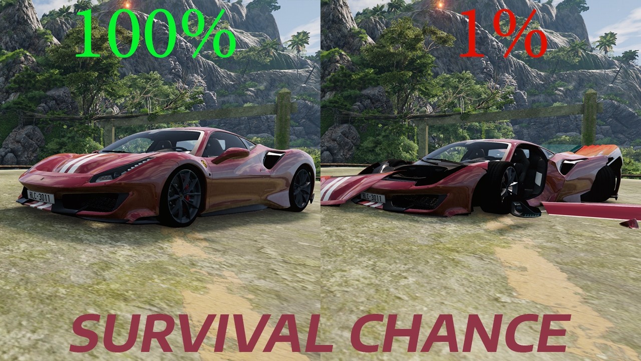 Realistic Survival Chance Crashes #3 | BeamNG.drive