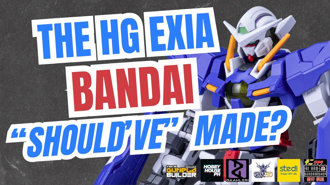 Эта пиратская версия HG Exia — то, что должна была сделать Bandai #gunpla #gundam #bootleggundam ...