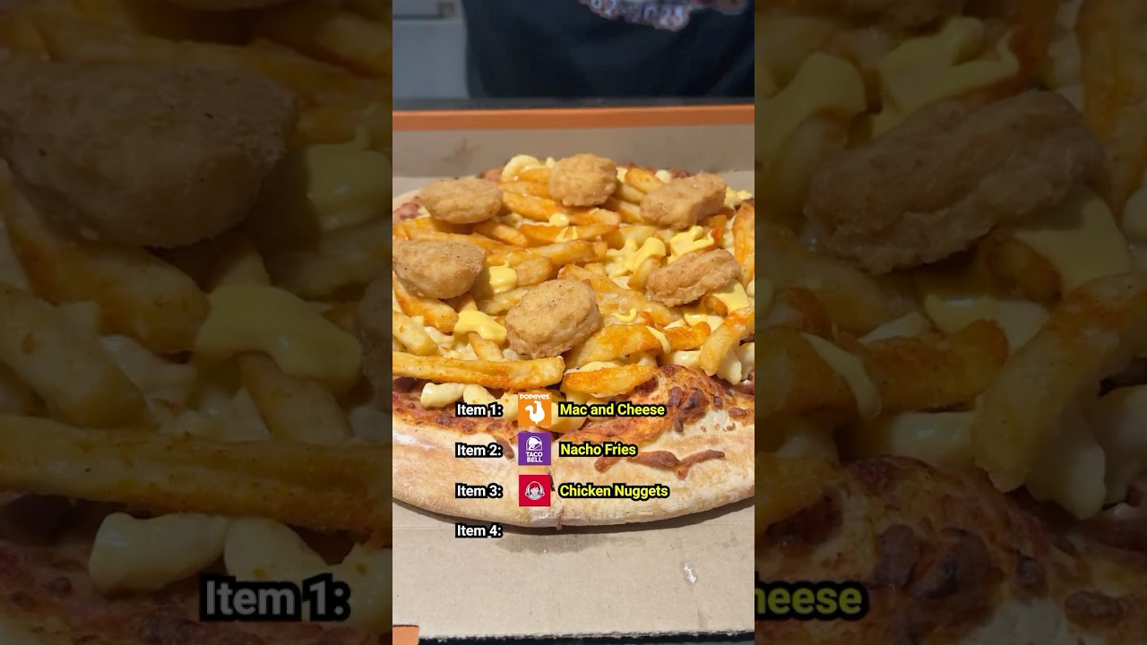 Build the Ultimate Fast Food Pizza
