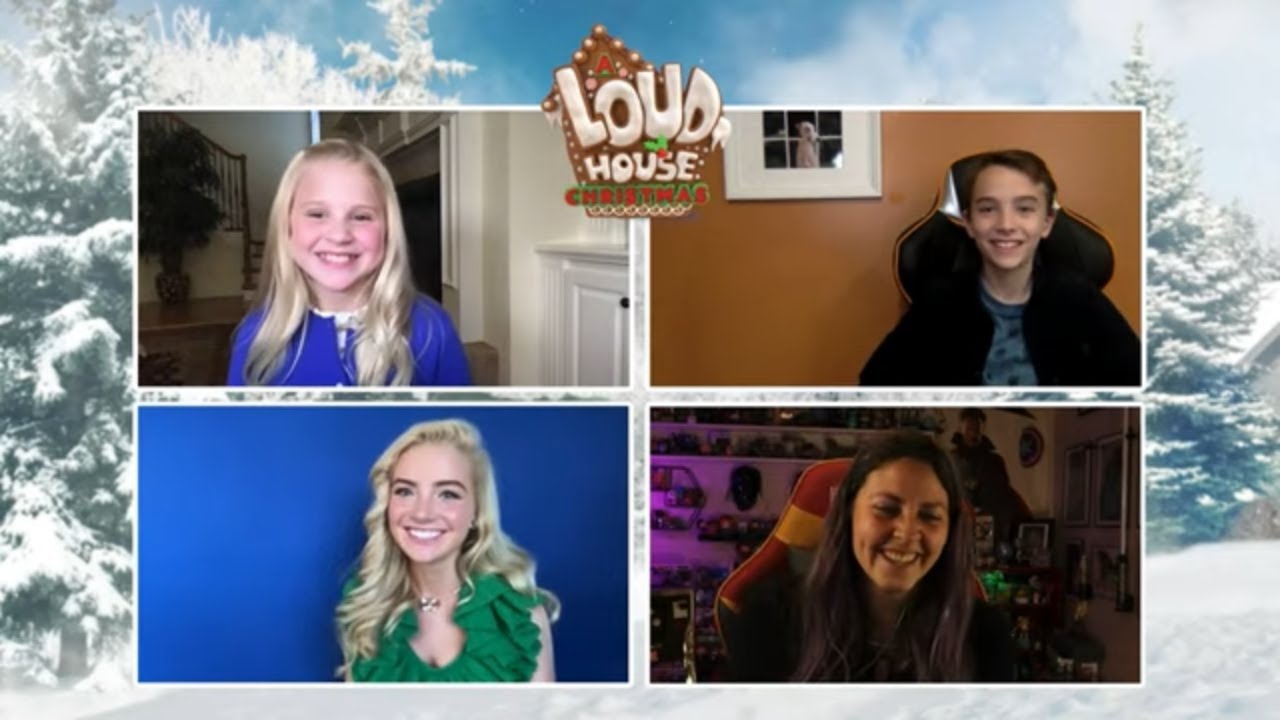 A Loud House Christmas Cast Interview | Live Action Actors For Lincoln, Leni, Lisa