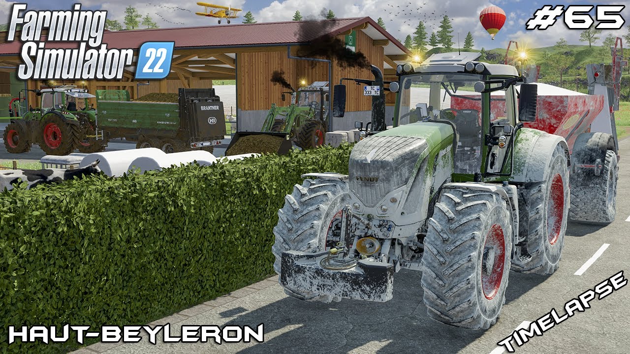 Внесение НАВОЗА и ИЗВЕСТИ с помощью FENDT | Животные на Haut-Beyleron | Farming Simulator 22 | Эп...