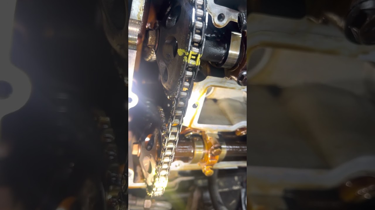 Saab 4 cylinder timing chain marks. ￼