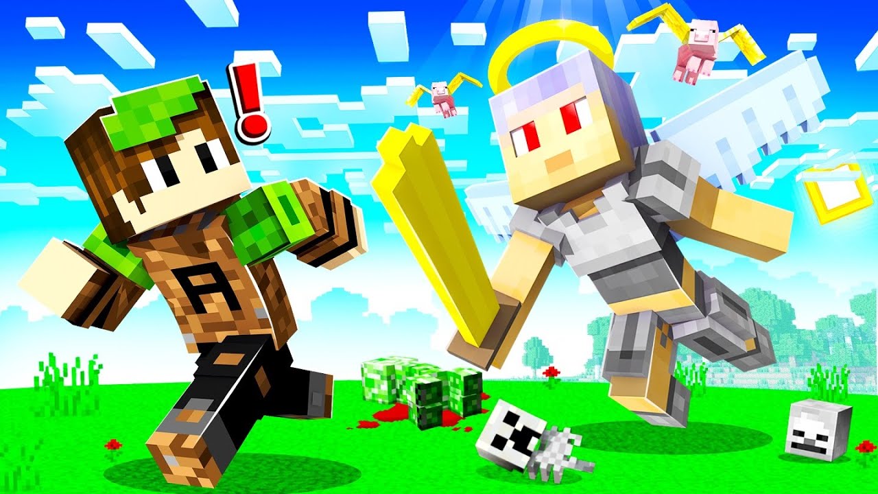 Обманываю друзей, играя за боссов в Minecraft