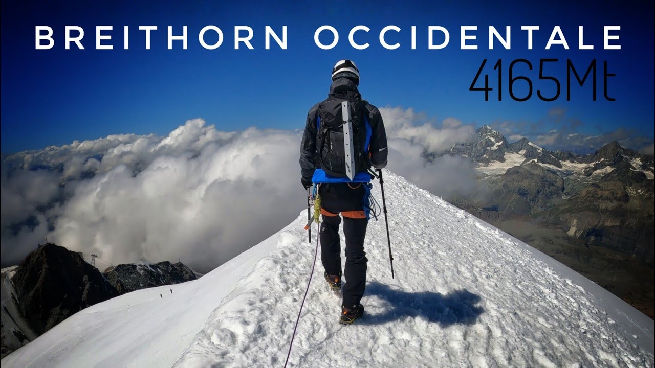 BREITHORN OCCIDENTALE 4165MT - MONTE ROSA - CERVINIA - UN FACILE 4000 ADATTO COME PRIMO
