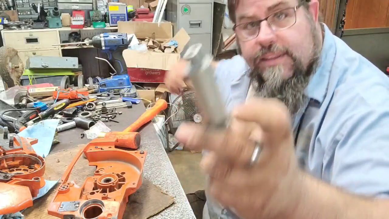 husqvarna 372xp crank bearings and seals part 2